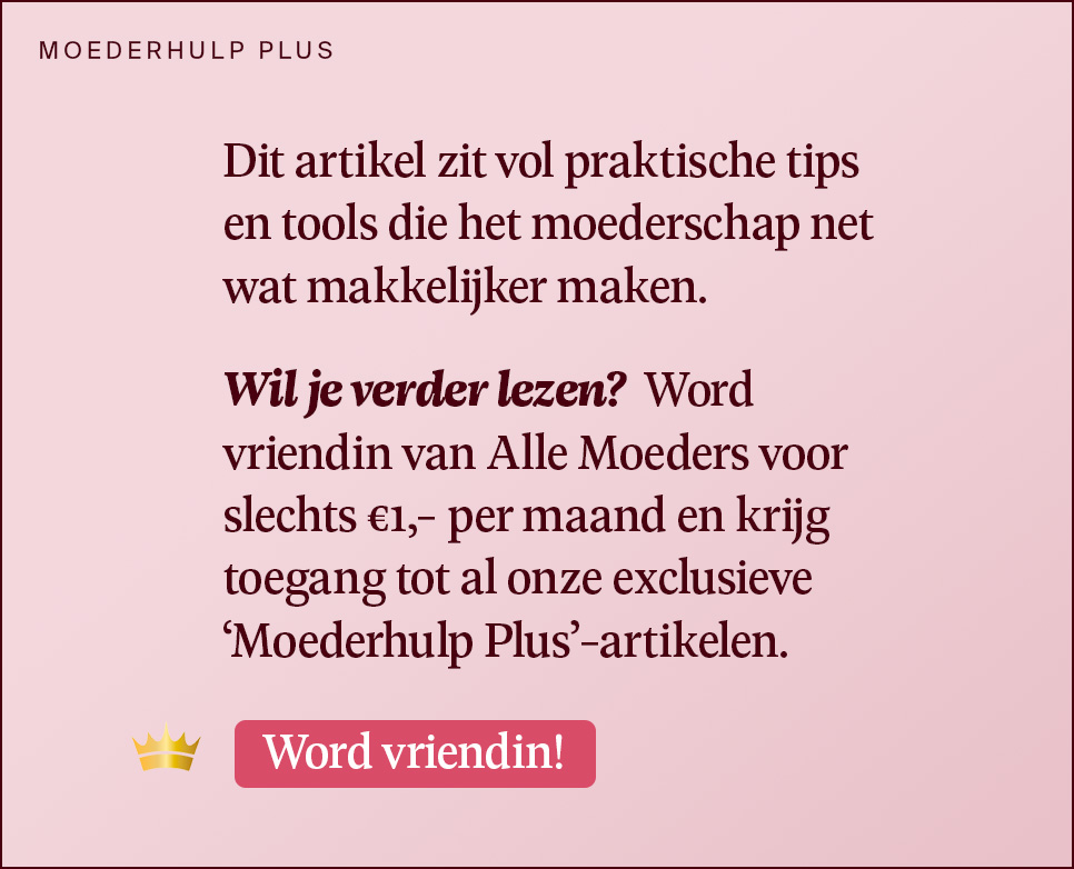 Word vriendin van Alle Moeders